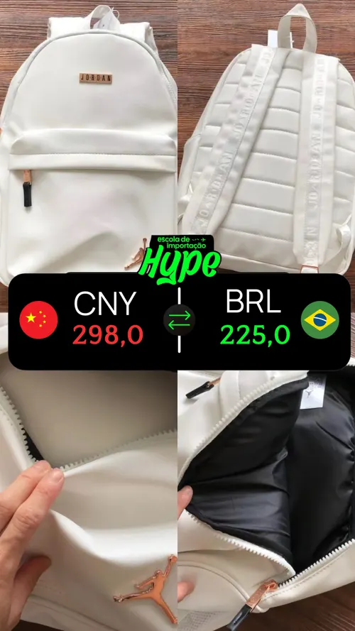 Produto importado com valor de fábrica em CNY e BRL