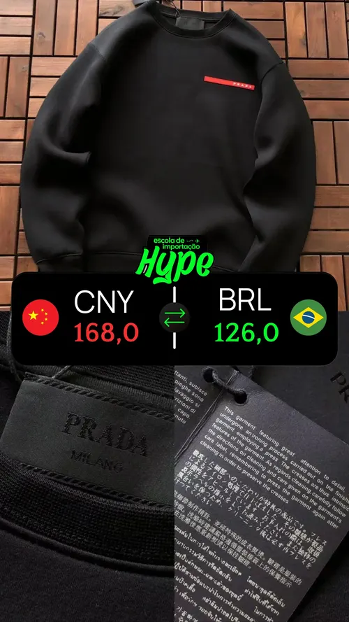 Produto importado com valor de fábrica em CNY e BRL